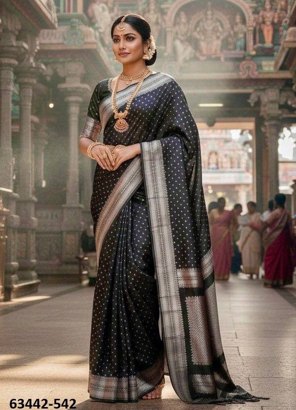 BINDIA - Catalog # 63442 (Set of 4 Sarees) by Semad Styles