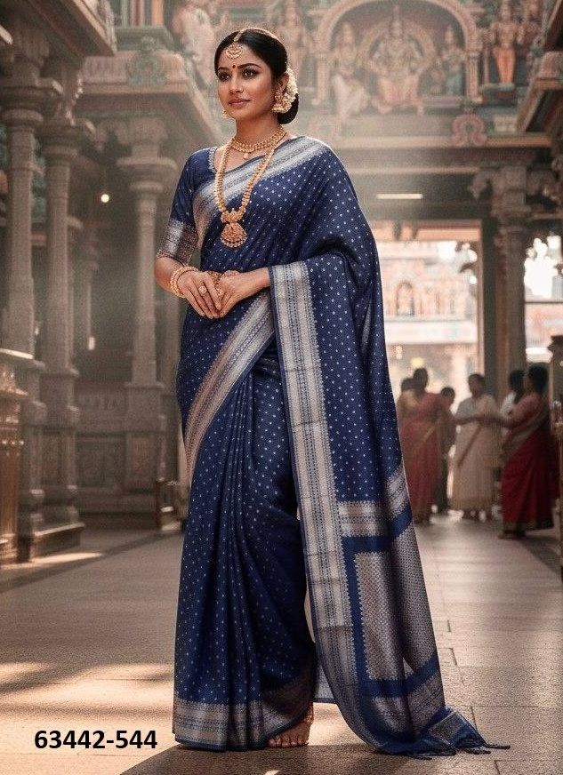BINDIA - Catalog # 63442 (Set of 4 Sarees) by Semad Styles