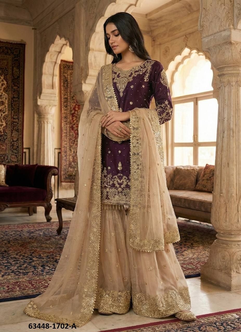 SERIES 1702 - Catalog # 63448 (Set of 2 Readymade Salwar Suits) by Jagraasa SERIES 1702 - Catalog # 63448 (Set of 2 Readymade Salwar Suits) by Jagraasa