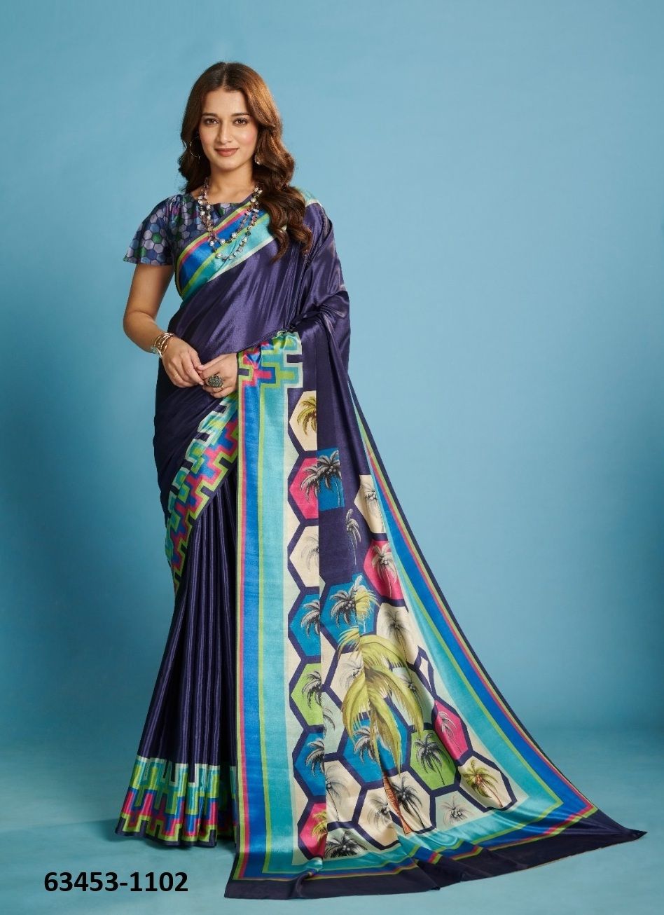 KRYSTAL - Catalog # 63453 (Set of 9 Sarees) by Semad Styles