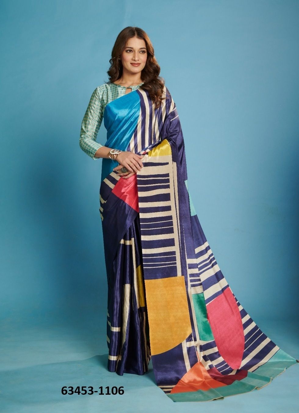 KRYSTAL - Catalog # 63453 (Set of 9 Sarees) by Semad Styles