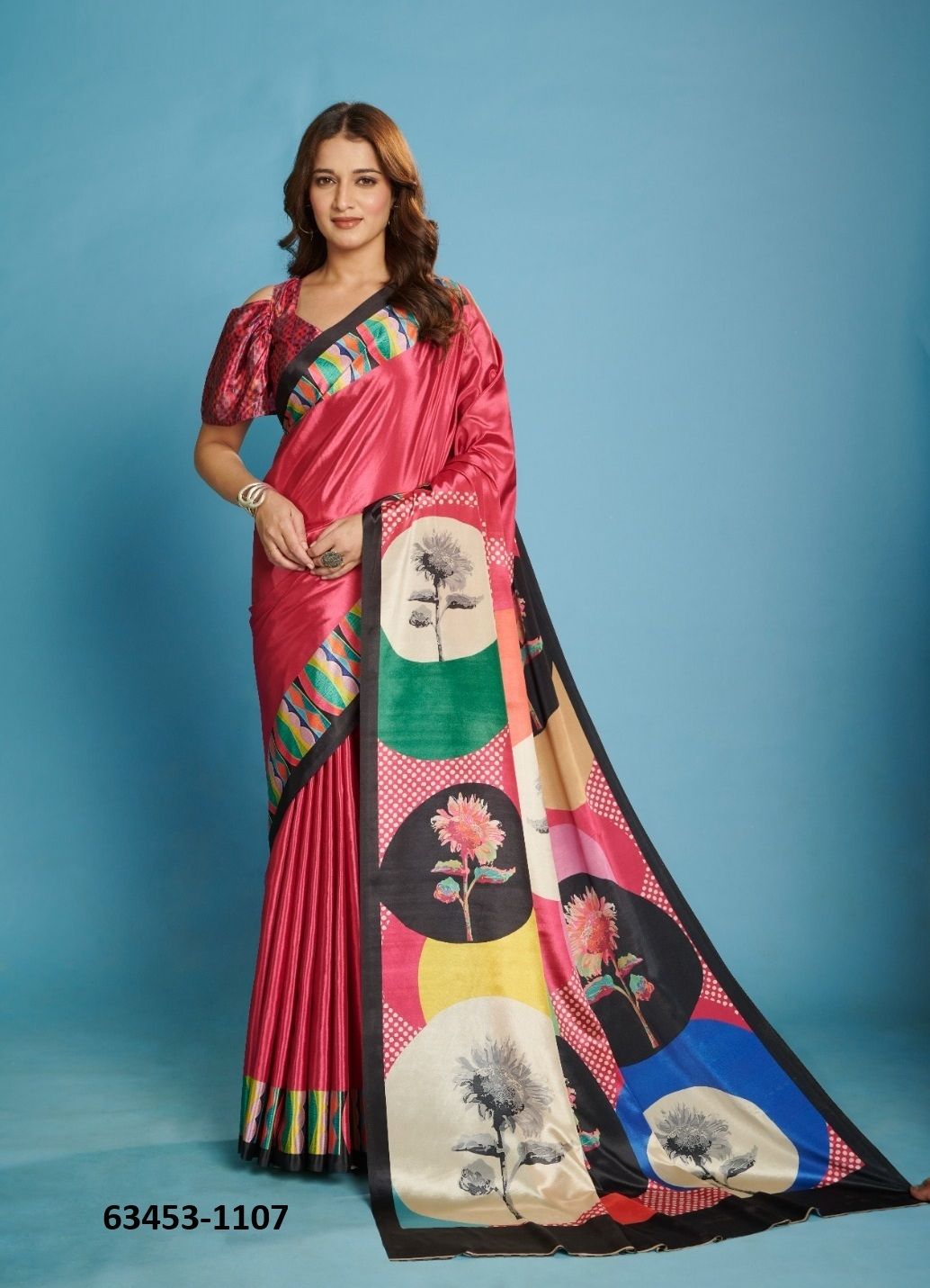 KRYSTAL - Catalog # 63453 (Set of 9 Sarees) by Semad Styles
