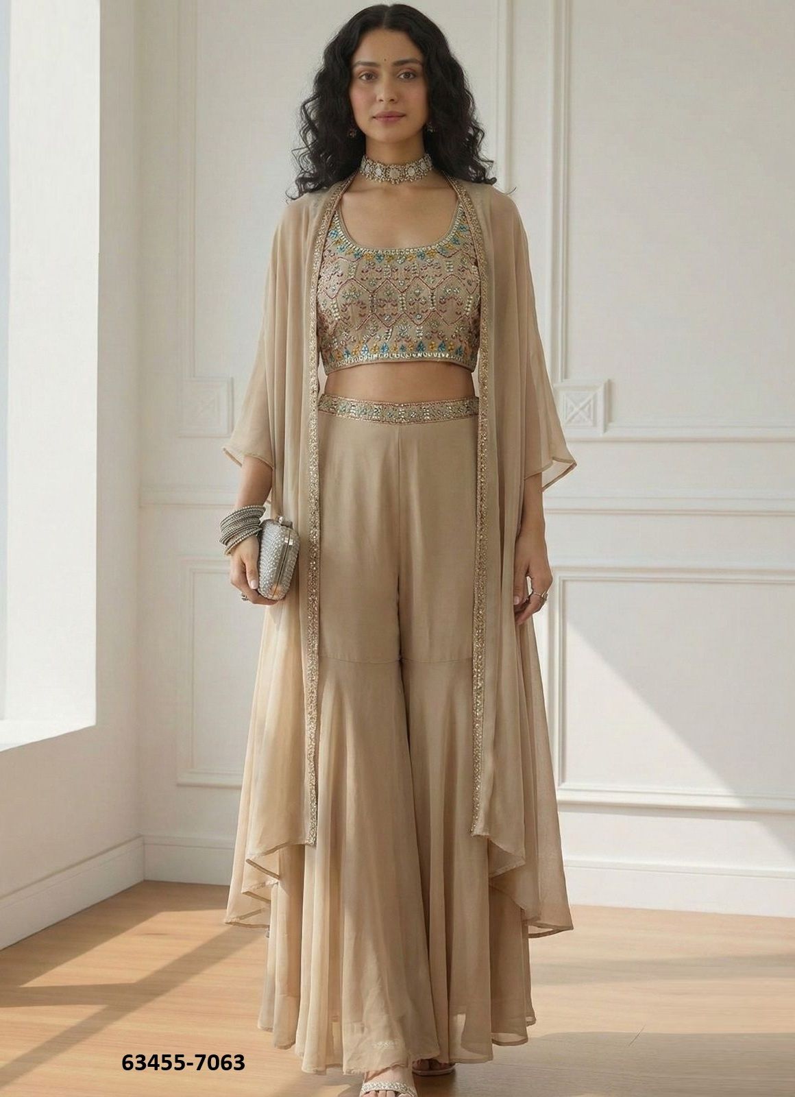 SERIES 7062-7065 - Catalog # 63455 (Set of 4 Indo-Western Outfits) by Alizeh Official