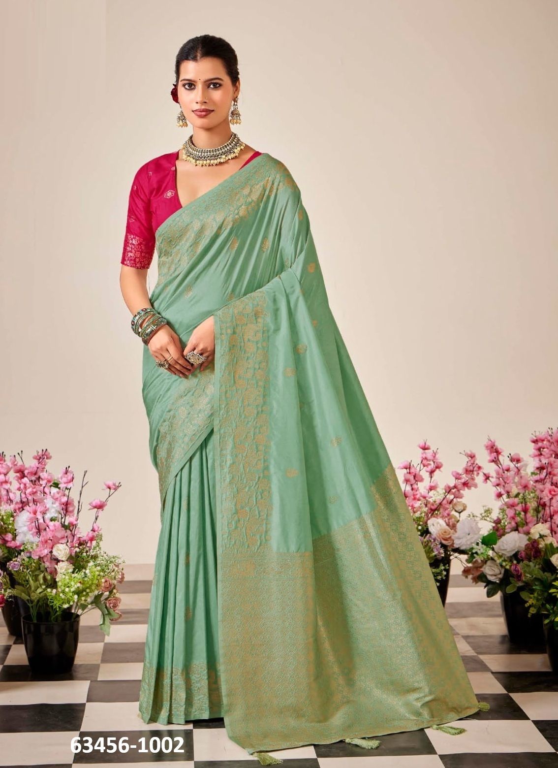 KASHIRA SILK - Catalog # 63456 (Set of 9 Sarees) by Shubh Shree