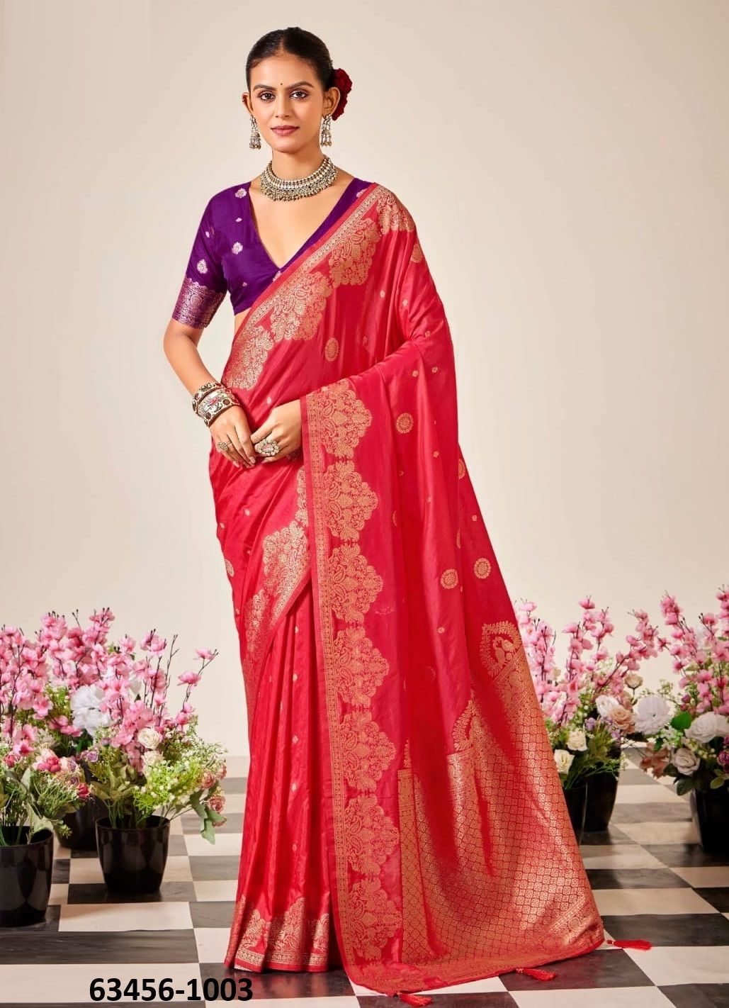 KASHIRA SILK - Catalog # 63456 (Set of 9 Sarees) by Shubh Shree