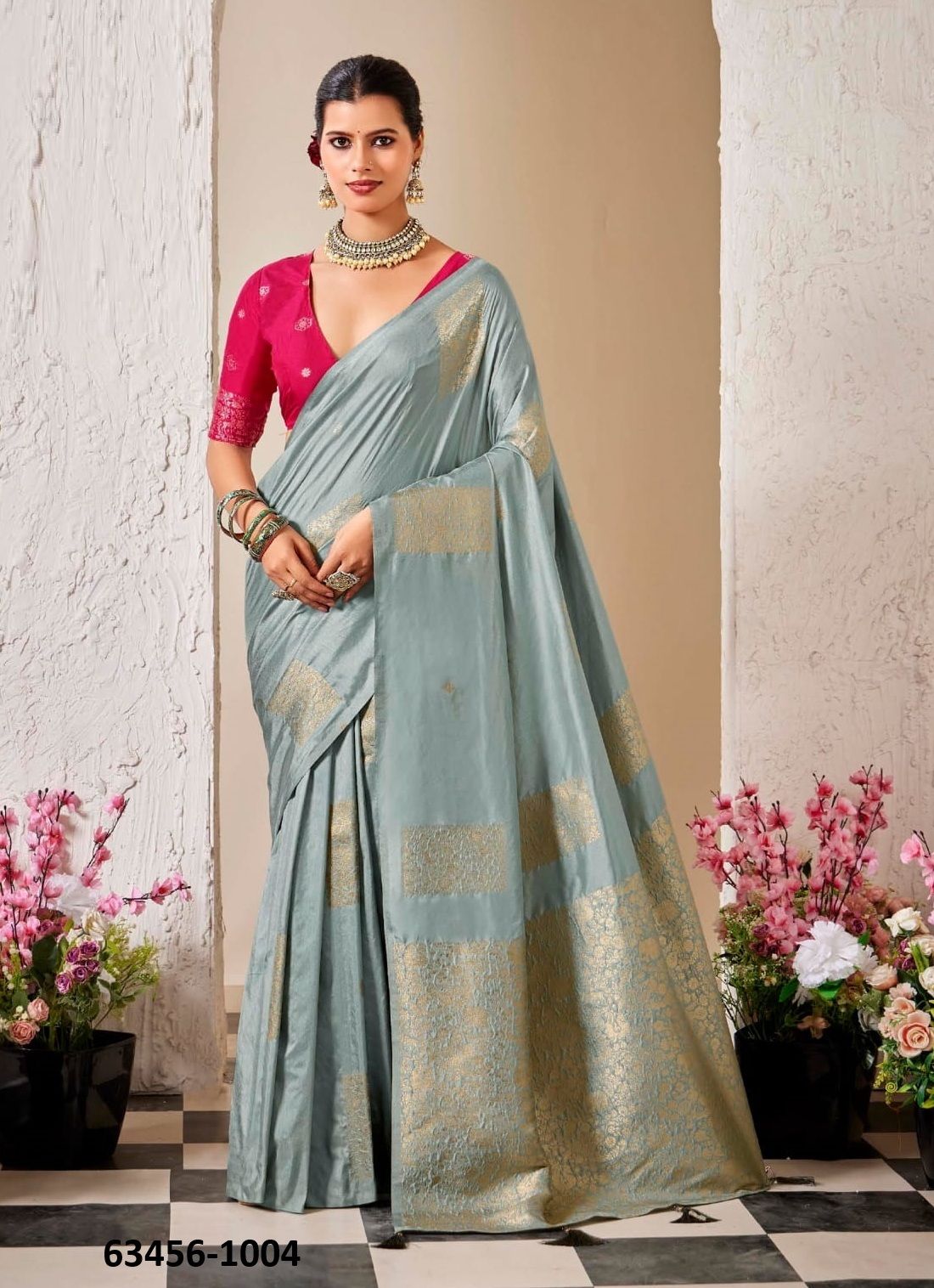 KASHIRA SILK - Catalog # 63456 (Set of 9 Sarees) by Shubh Shree
