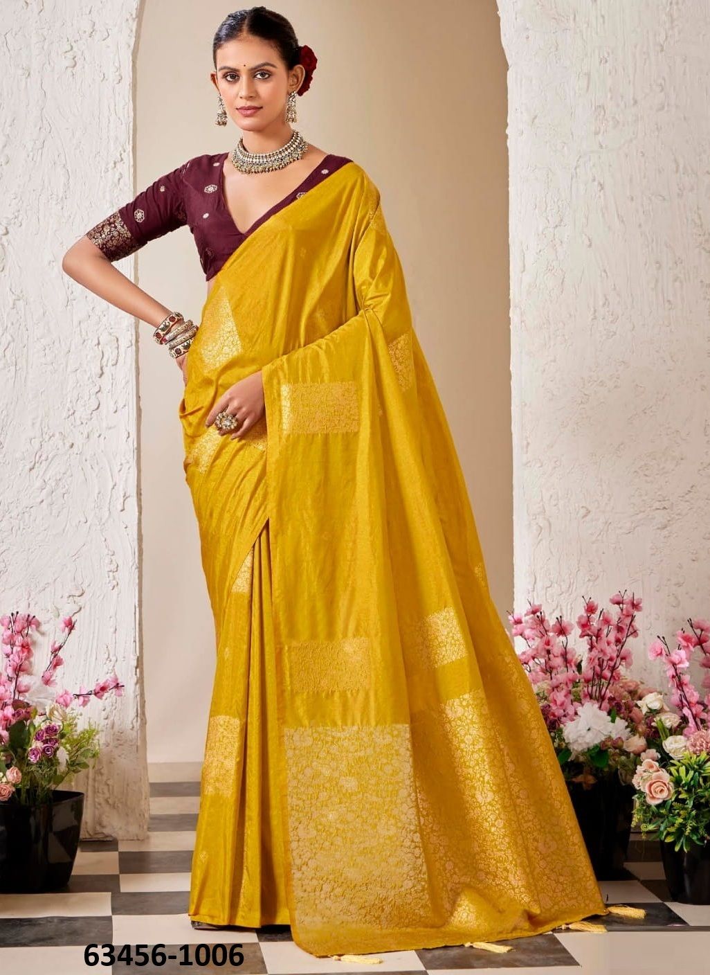 KASHIRA SILK - Catalog # 63456 (Set of 9 Sarees) by Shubh Shree