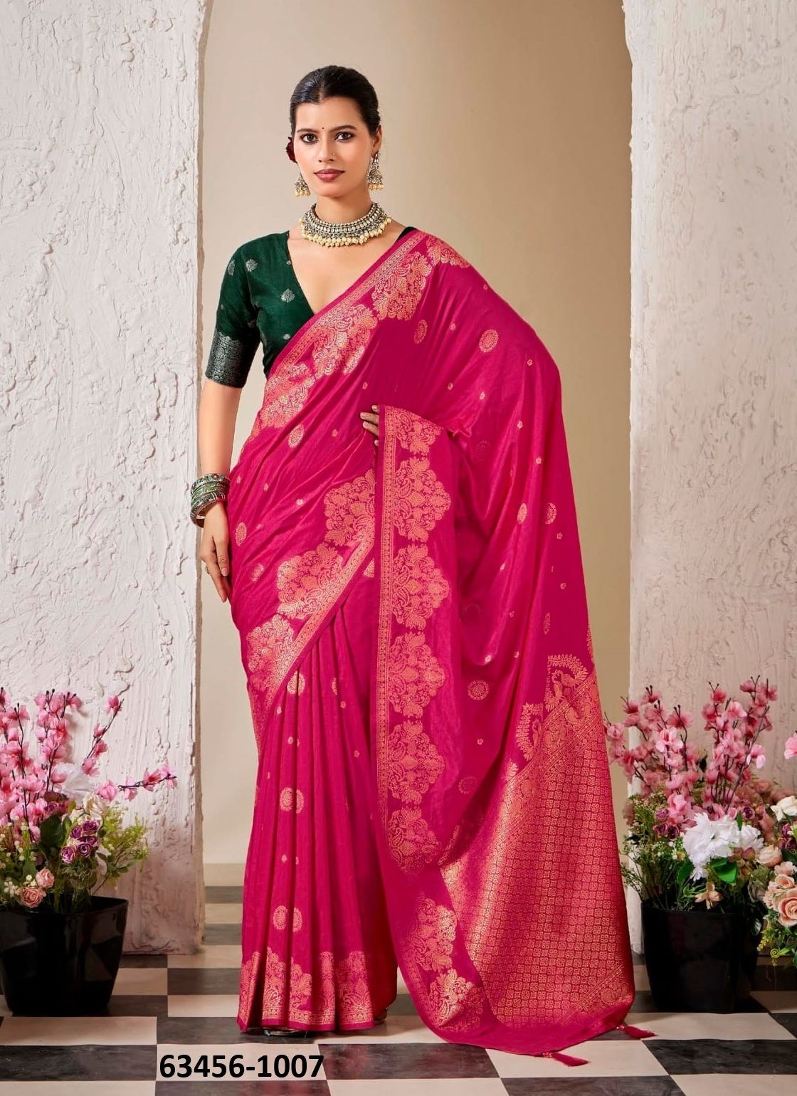 KASHIRA SILK - Catalog # 63456 (Set of 9 Sarees) by Shubh Shree