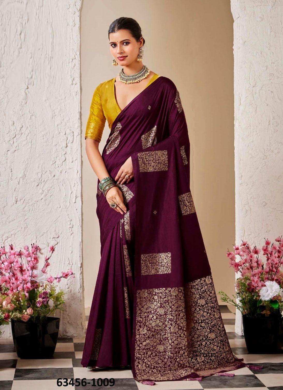 KASHIRA SILK - Catalog # 63456 (Set of 9 Sarees) by Shubh Shree