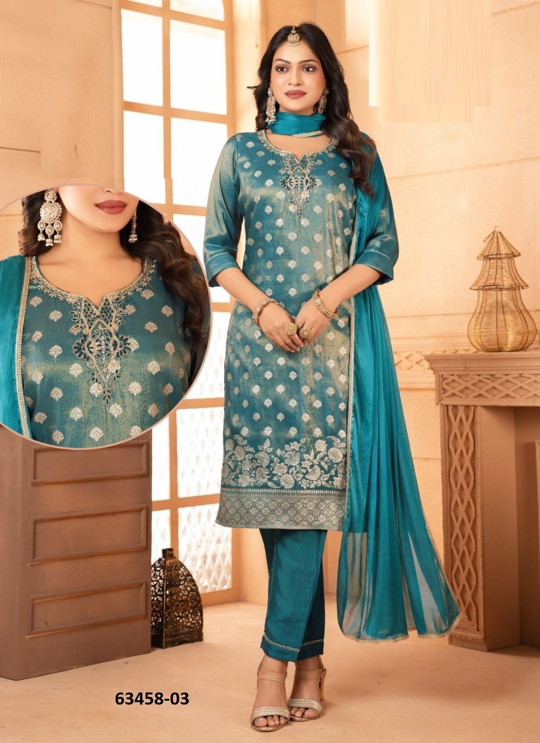ALKA - Catalog # 63458 (Set of 5 Readymade Salwar Suits) by Kaya Ahmedabad ALKA - Catalog # 63458 (Set of 5 Readymade Salwar Suits) by Kaya Ahmedabad