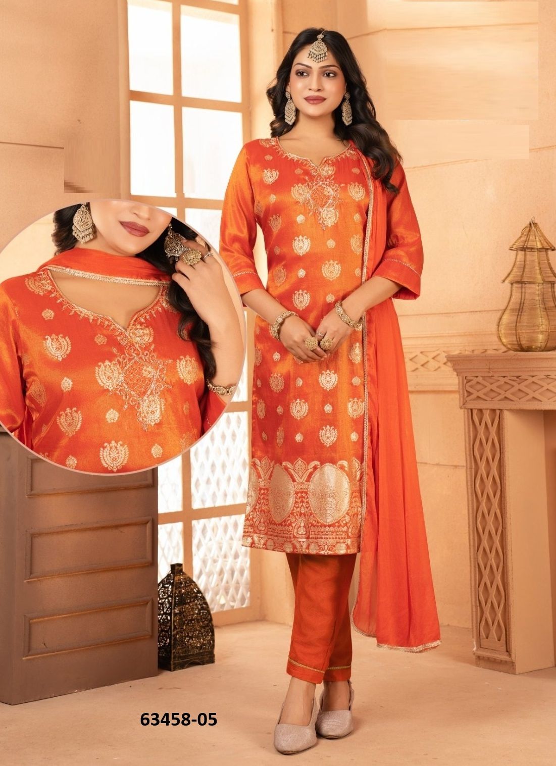 ALKA - Catalog # 63458 (Set of 5 Readymade Salwar Suits) by Kaya Ahmedabad ALKA - Catalog # 63458 (Set of 5 Readymade Salwar Suits) by Kaya Ahmedabad