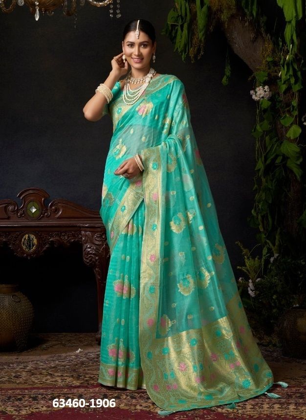 SUNDARI 2 - Catalog # 63460 (Set of 4 Sarees) by Gobuni SUNDARI 2 - Catalog # 63460 (Set of 4 Sarees) by Gobuni