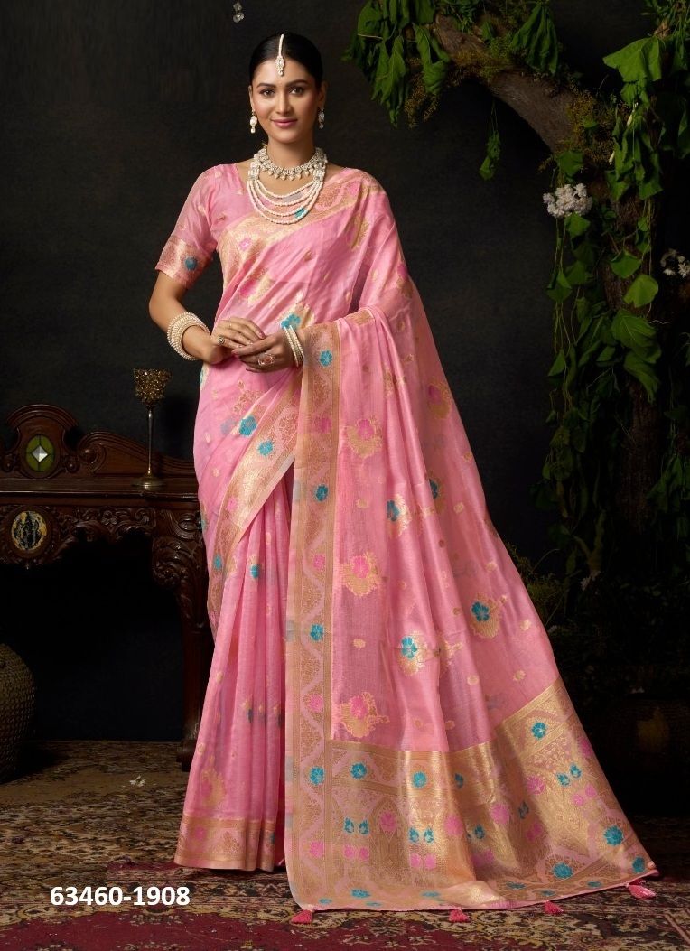 SUNDARI 2 - Catalog # 63460 (Set of 4 Sarees) by Gobuni SUNDARI 2 - Catalog # 63460 (Set of 4 Sarees) by Gobuni