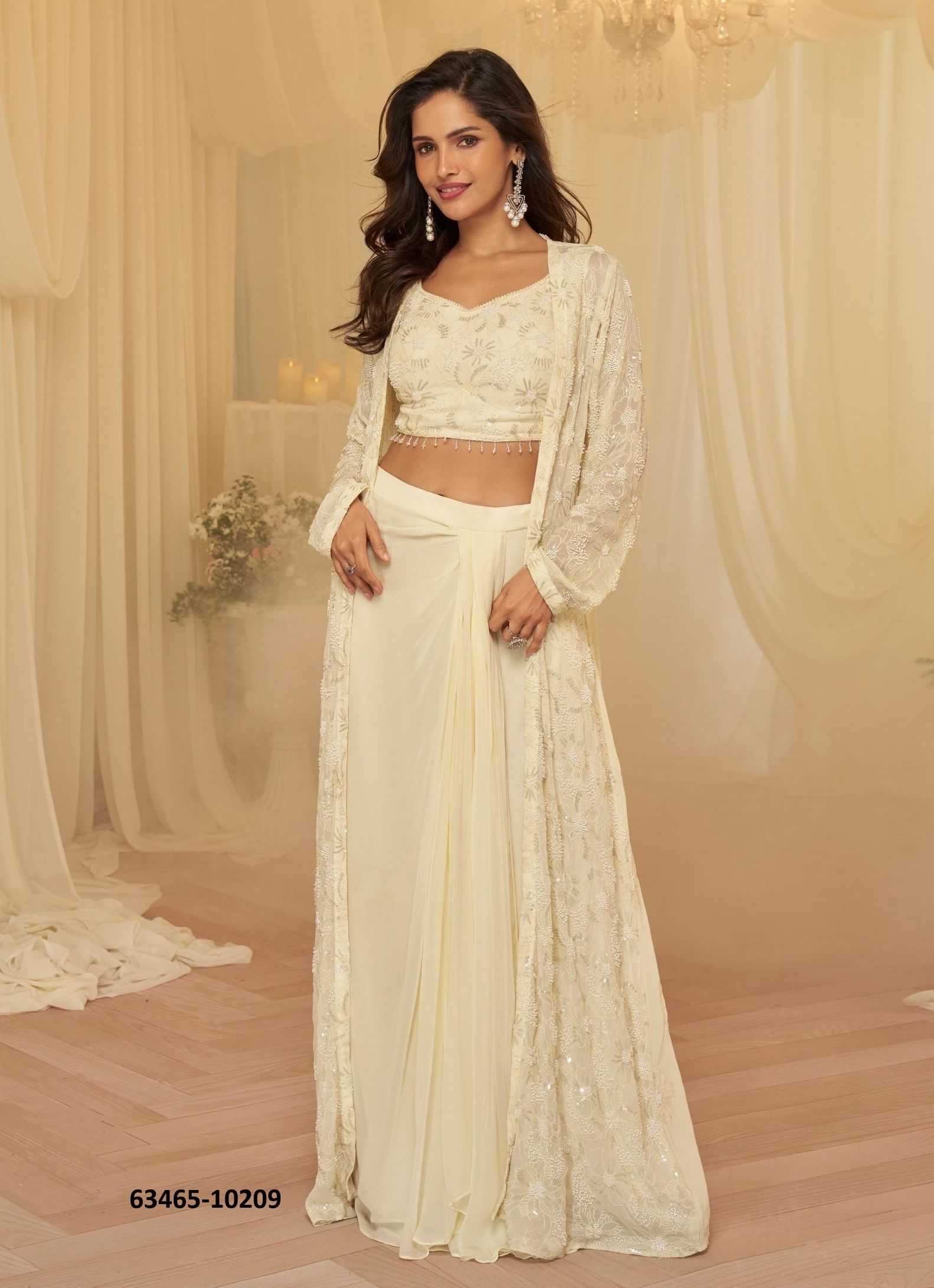 KANIKA - Catalog # 63465 (Set of 3 Indo-Western Outfits) by Sayuri Designer KANIKA - Catalog # 63465 (Set of 3 Indo-Western Outfits) by Sayuri Designer