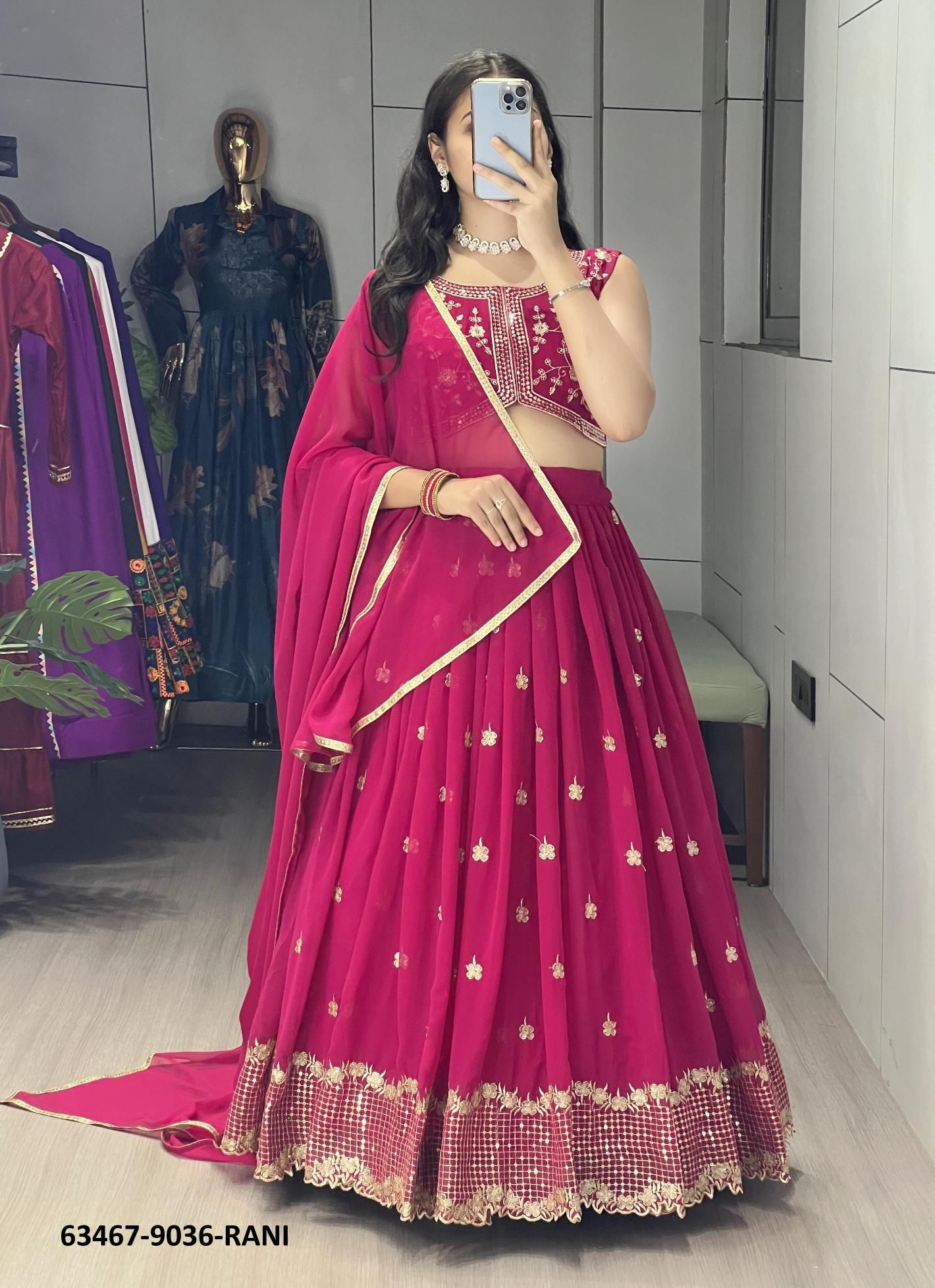 SERIES 9036 - Catalog # 63467 (Set of 2 Readymade Lehengas) by Raw Lemon SERIES 9036 - Catalog # 63467 (Set of 2 Readymade Lehengas) by Raw Lemon