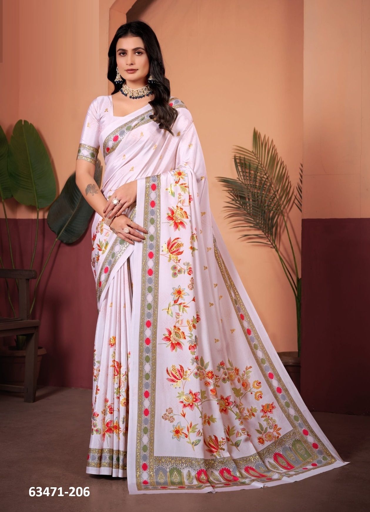 IBIZZA - Catalog # 63471 (Set of 13 Sarees) by Semad Styles