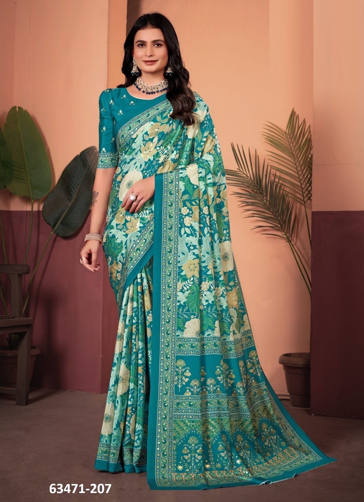 IBIZZA - Catalog # 63471 (Set of 13 Sarees) by Semad Styles