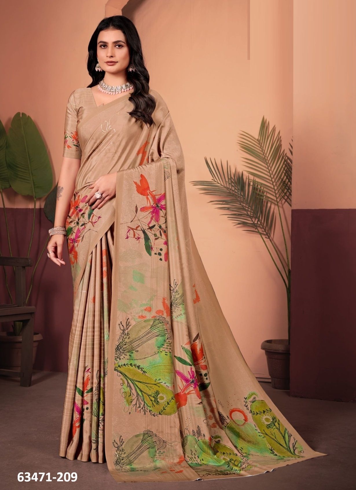 IBIZZA - Catalog # 63471 (Set of 13 Sarees) by Semad Styles