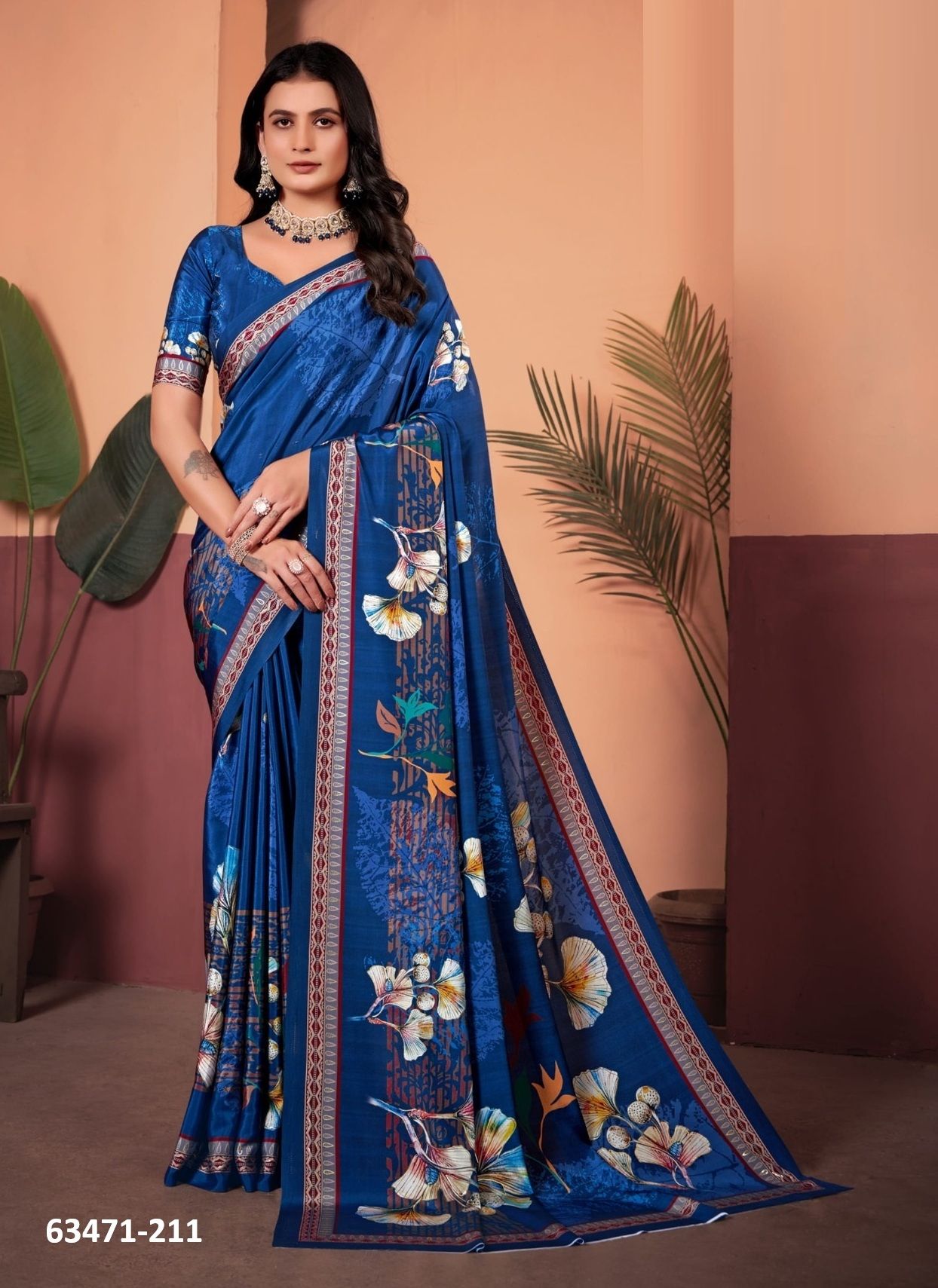 IBIZZA - Catalog # 63471 (Set of 13 Sarees) by Semad Styles