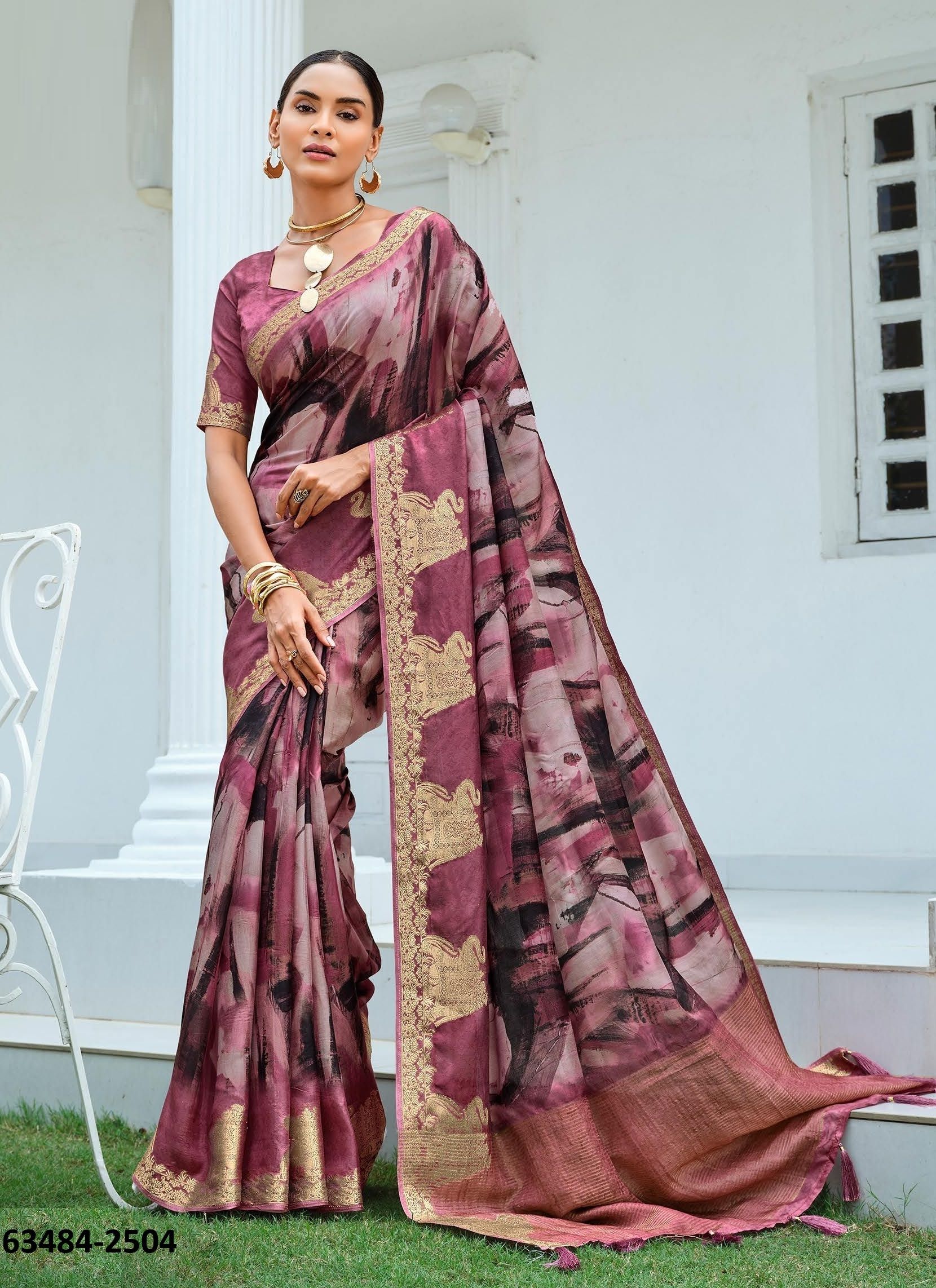 JALVIKA - Catalog # 63484 (Set of 9 Sarees) by Joh Rivaaj