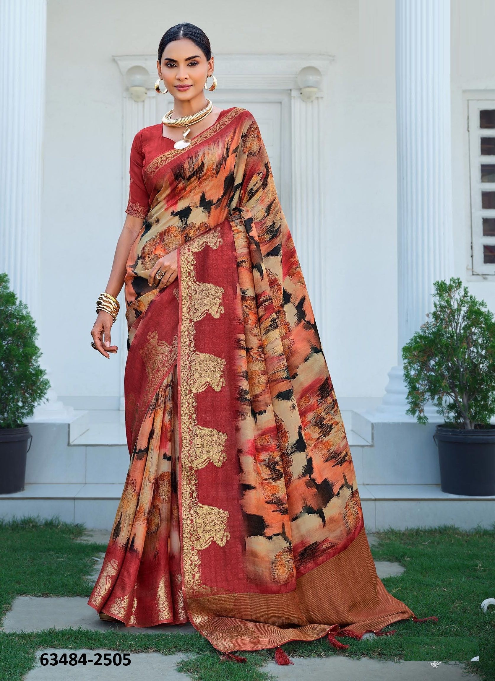 JALVIKA - Catalog # 63484 (Set of 9 Sarees) by Joh Rivaaj