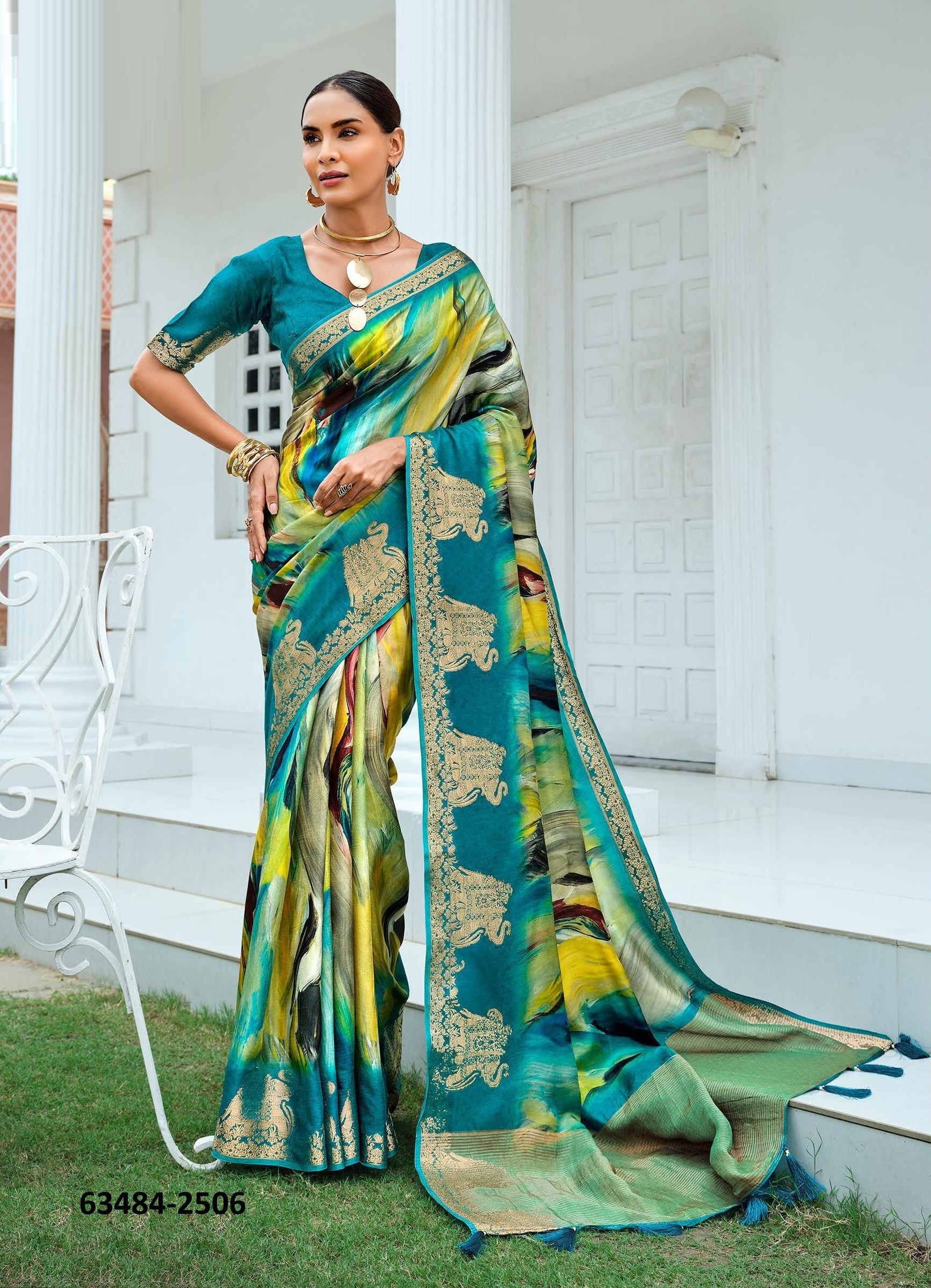 JALVIKA - Catalog # 63484 (Set of 9 Sarees) by Joh Rivaaj