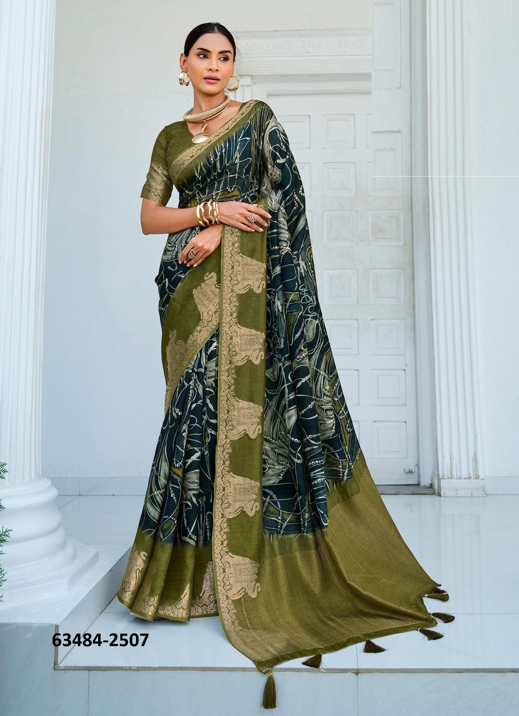 JALVIKA - Catalog # 63484 (Set of 9 Sarees) by Joh Rivaaj