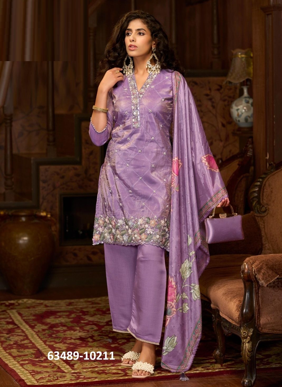 PEARL - Catalog # 63489 (Set of 4 Readymade Salwar Suits) by Rangoon PEARL - Catalog # 63489 (Set of 4 Readymade Salwar Suits) by Rangoon