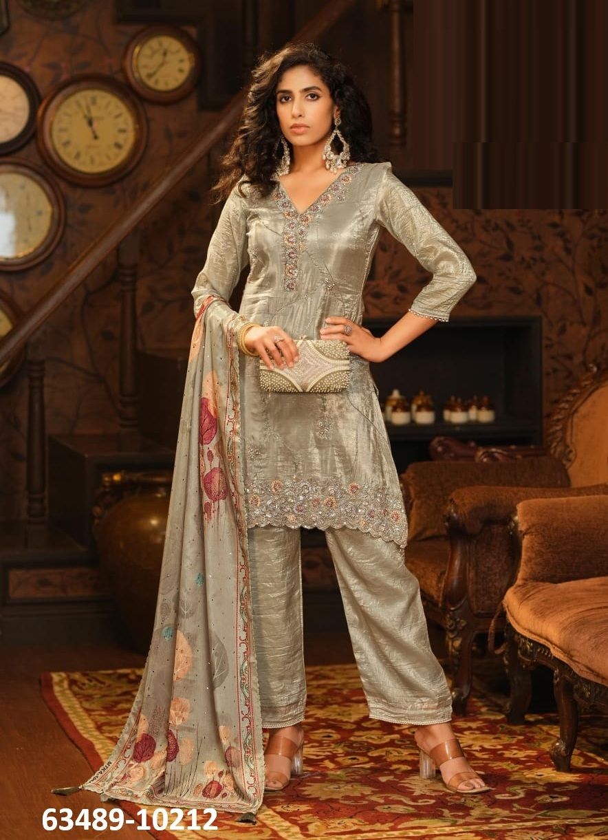 PEARL - Catalog # 63489 (Set of 4 Readymade Salwar Suits) by Rangoon PEARL - Catalog # 63489 (Set of 4 Readymade Salwar Suits) by Rangoon