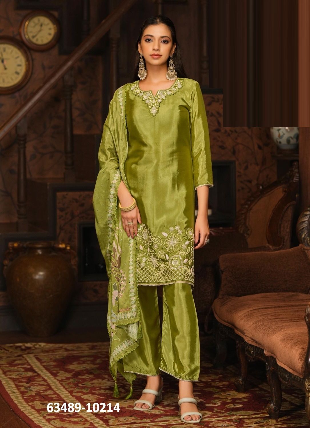 PEARL - Catalog # 63489 (Set of 4 Readymade Salwar Suits) by Rangoon PEARL - Catalog # 63489 (Set of 4 Readymade Salwar Suits) by Rangoon