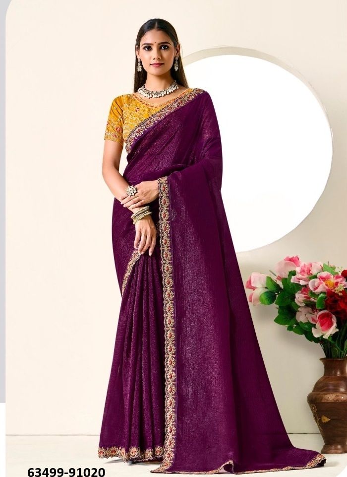 AMAIRA 4 - Catalog # 63499 (Set of 6 Sarees) by Vipul Fashions