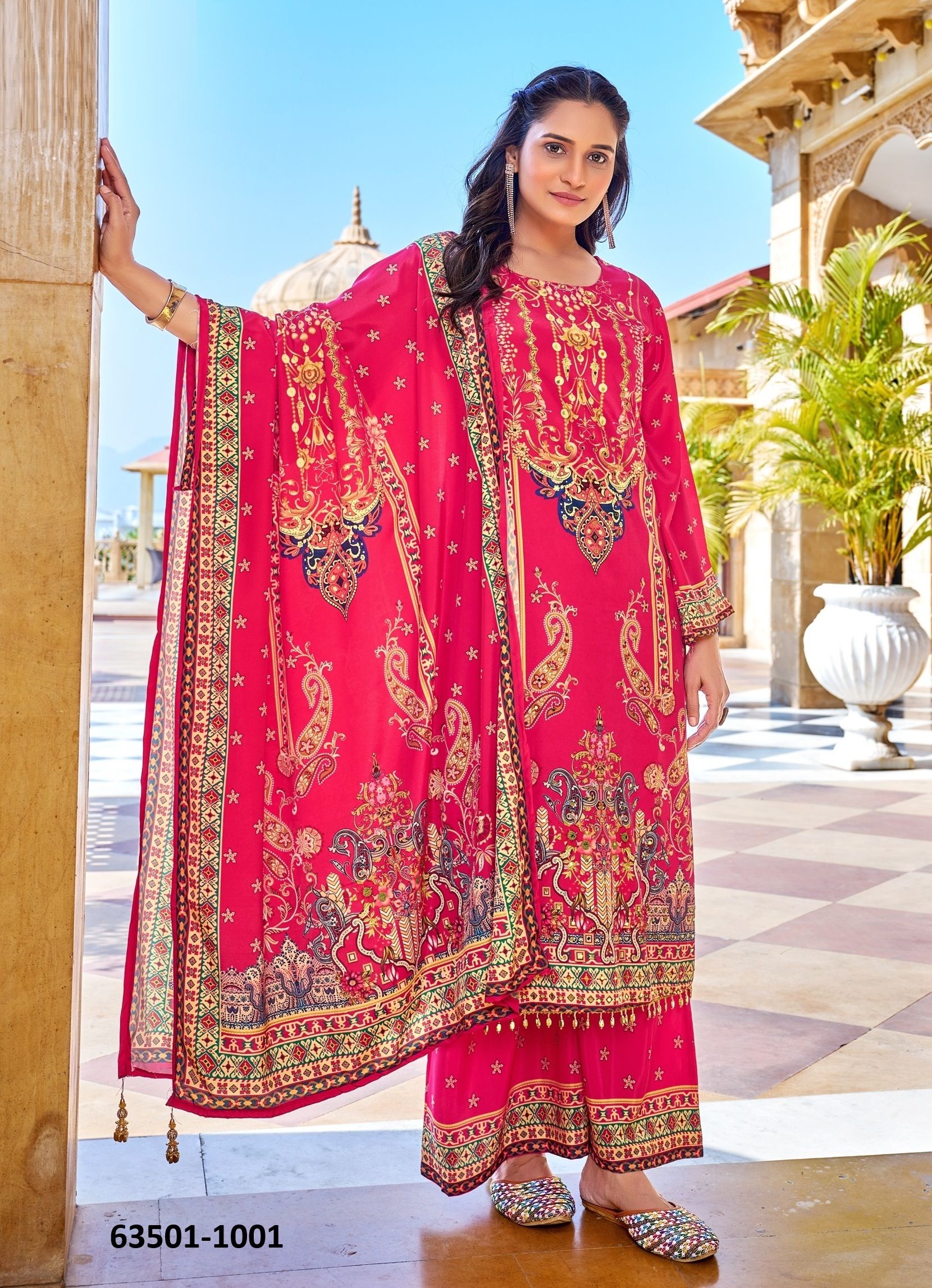 MARINA - Catalog # 63501 (Set of 6 Readymade Salwar Suits) by Desi Muse MARINA - Catalog # 63501 (Set of 6 Readymade Salwar Suits) by Desi Muse