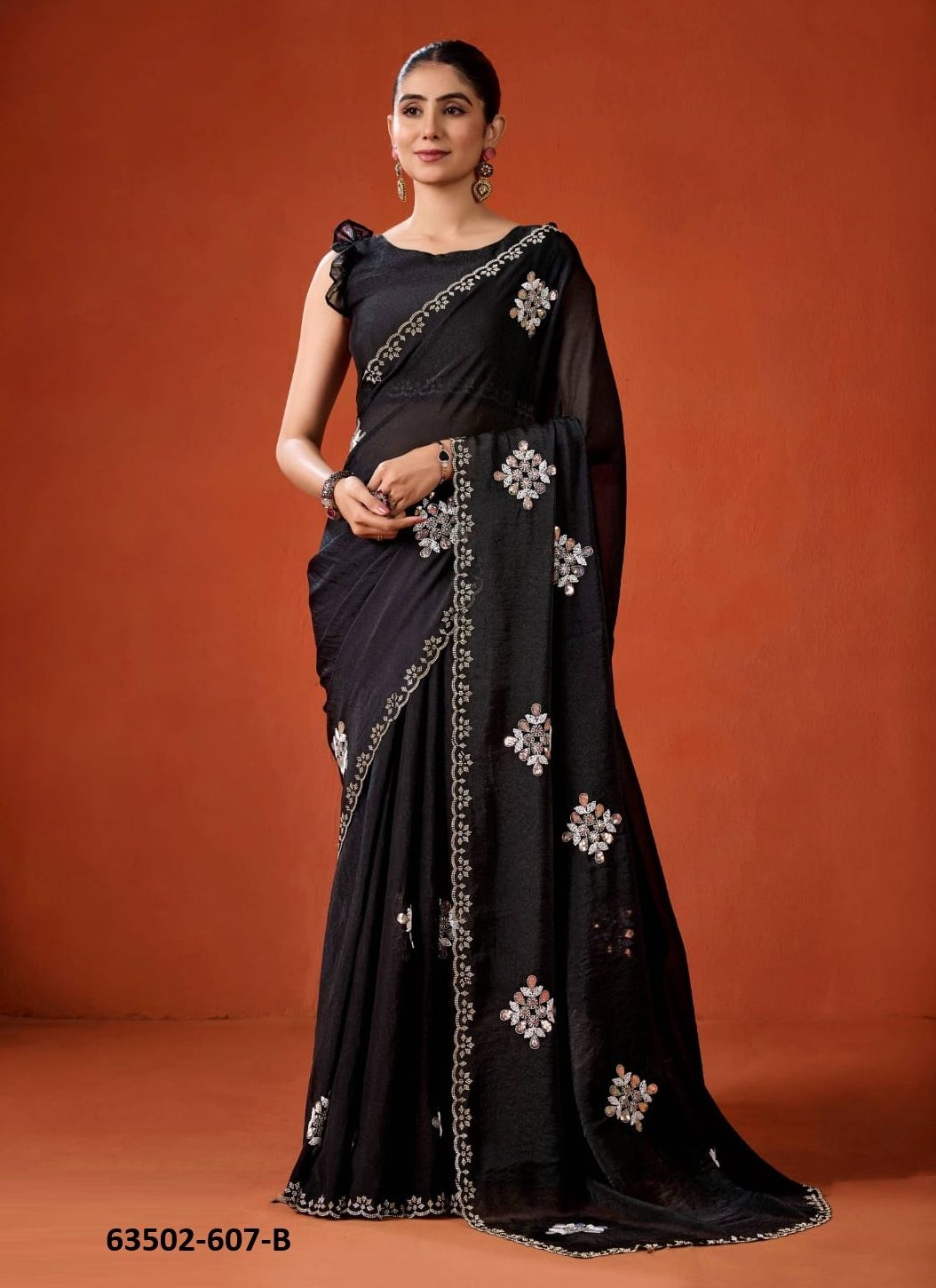 SERIES 607 - Catalog # 63502 (Set of 7 Sarees) by Durga Fashion SERIES 607 - Catalog # 63502 (Set of 7 Sarees) by Durga Fashion