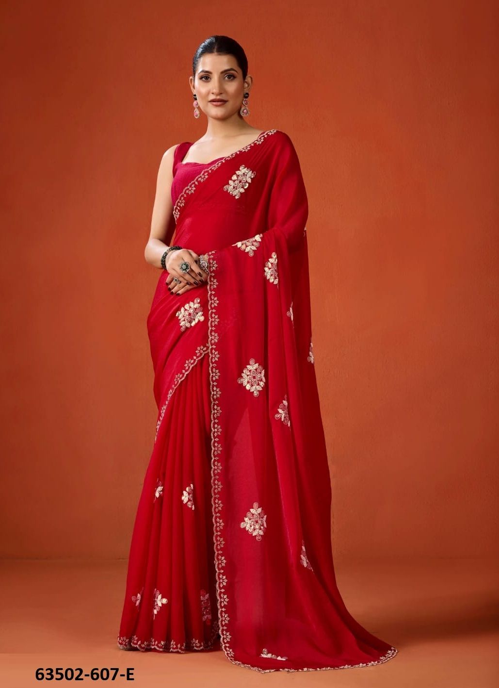 SERIES 607 - Catalog # 63502 (Set of 7 Sarees) by Durga Fashion SERIES 607 - Catalog # 63502 (Set of 7 Sarees) by Durga Fashion
