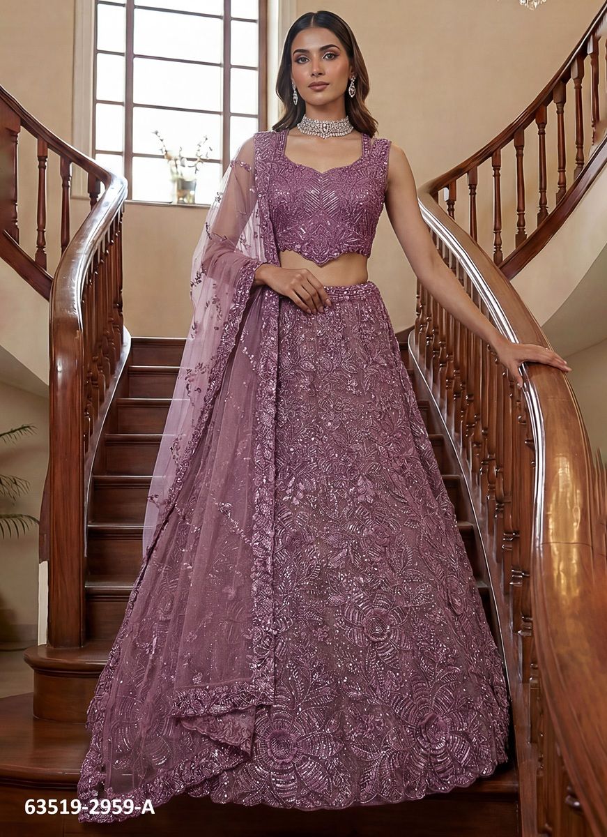SERIES 2959 - Catalog # 63519 (Set of 7 Semi-Stitched Lehengas) by Raw Lemon SERIES 2959 - Catalog # 63519 (Set of 7 Semi-Stitched Lehengas) by Raw Lemon