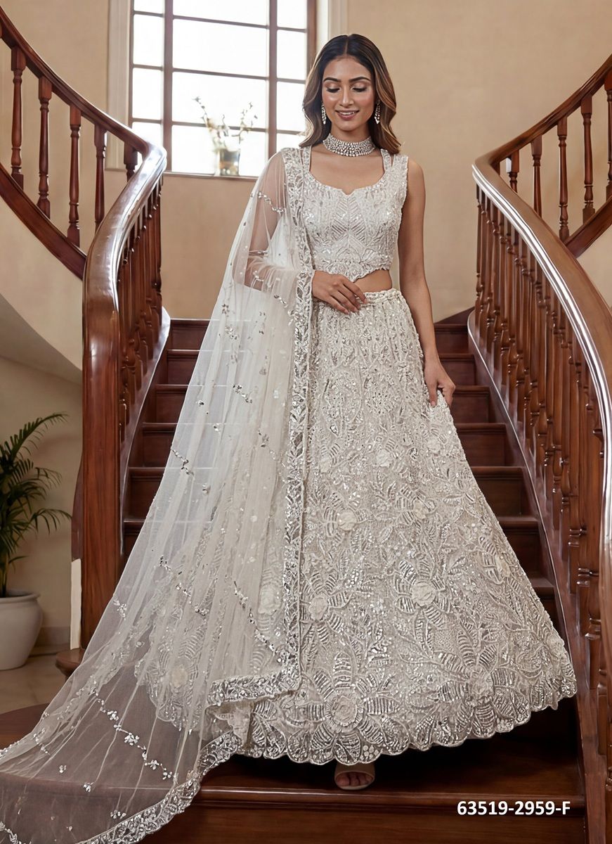 SERIES 2959 - Catalog # 63519 (Set of 7 Semi-Stitched Lehengas) by Raw Lemon SERIES 2959 - Catalog # 63519 (Set of 7 Semi-Stitched Lehengas) by Raw Lemon