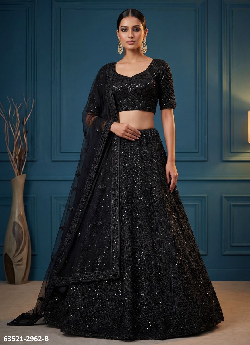 SERIES 2962 - Catalog # 63521 (Set of 2 Semi-Stitched Lehengas) by Raw Lemon SERIES 2962 - Catalog # 63521 (Set of 2 Semi-Stitched Lehengas) by Raw Lemon