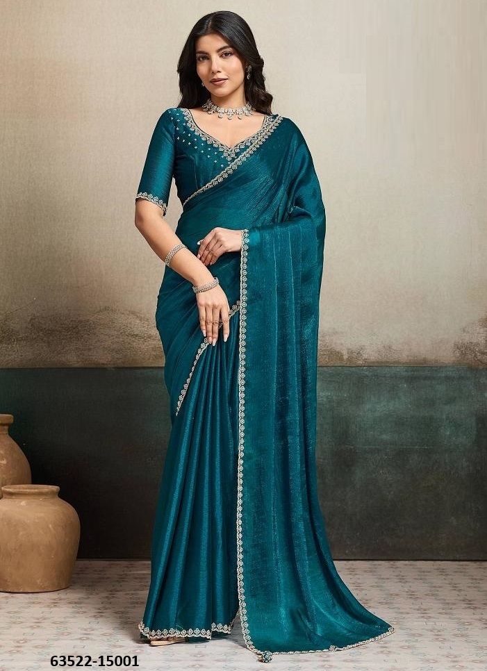 CORAL - Catalog # 63522 (Set of 5 Sarees) by Suma Designer CORAL - Catalog # 63522 (Set of 5 Sarees) by Suma Designer
