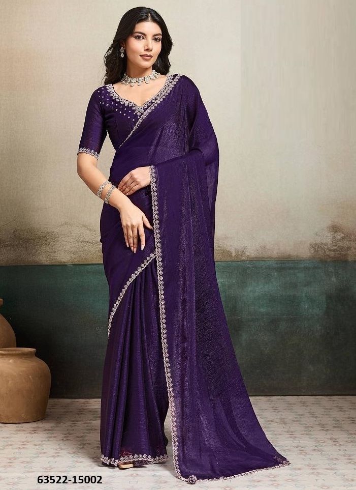 CORAL - Catalog # 63522 (Set of 5 Sarees) by Suma Designer CORAL - Catalog # 63522 (Set of 5 Sarees) by Suma Designer