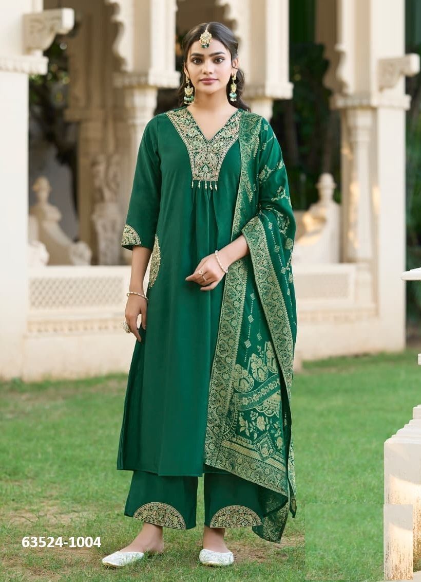 TITALEE - Catalog # 63524 (Set of 4 Readymade Salwar Suits) by Karissa