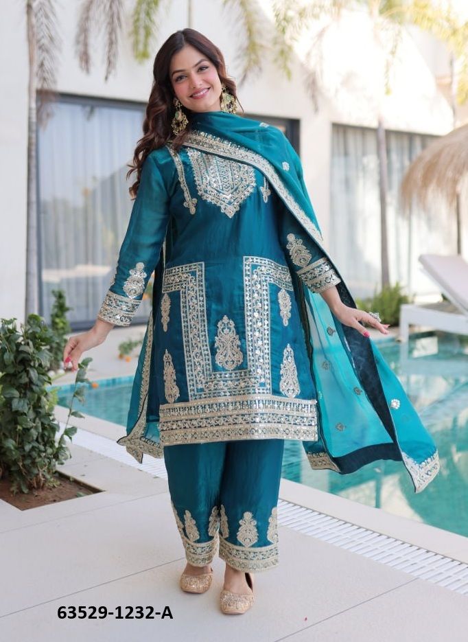 SERIES 1232 - Catalog # 63529 (Set of 2 Readymade Salwar Suits) by Amdavadi Fashion SERIES 1232 - Catalog # 63529 (Set of 2 Readymade Salwar Suits) by Amdavadi Fashion