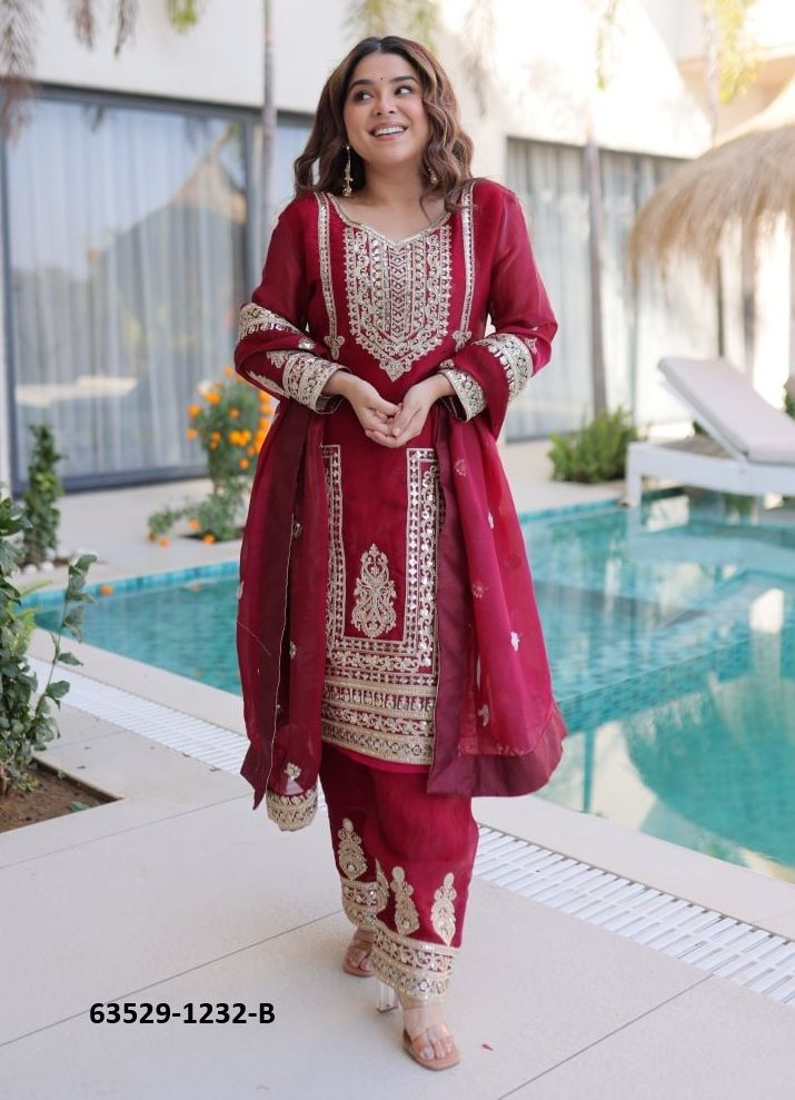 SERIES 1232 - Catalog # 63529 (Set of 2 Readymade Salwar Suits) by Amdavadi Fashion SERIES 1232 - Catalog # 63529 (Set of 2 Readymade Salwar Suits) by Amdavadi Fashion