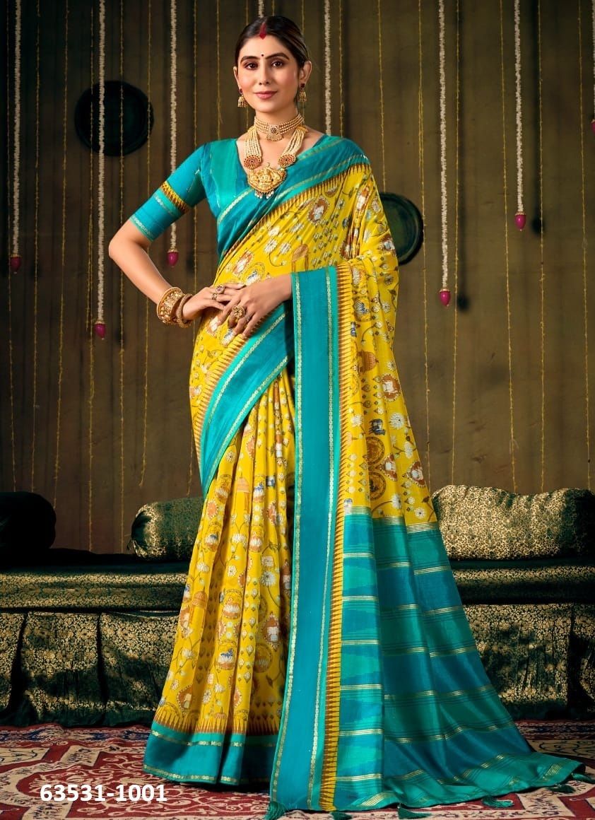 PICHWAI SILK - Catalog # 63531 (Set of 8 Sarees) by Shubh Shree PICHWAI SILK - Catalog # 63531 (Set of 8 Sarees) by Shubh Shree