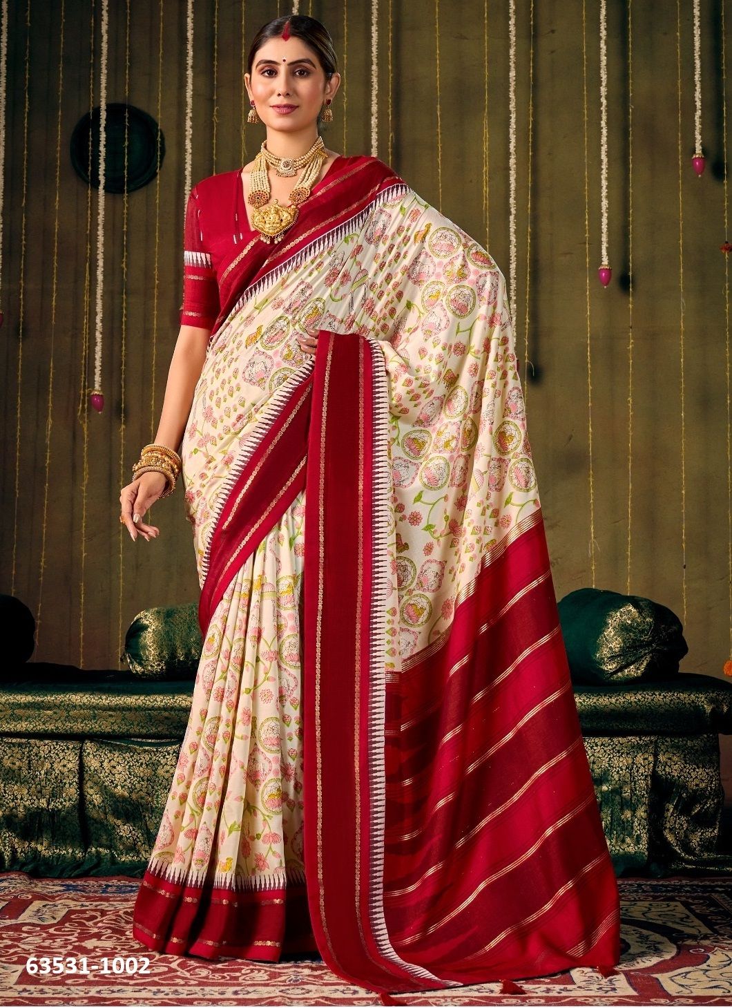 PICHWAI SILK - Catalog # 63531 (Set of 8 Sarees) by Shubh Shree PICHWAI SILK - Catalog # 63531 (Set of 8 Sarees) by Shubh Shree