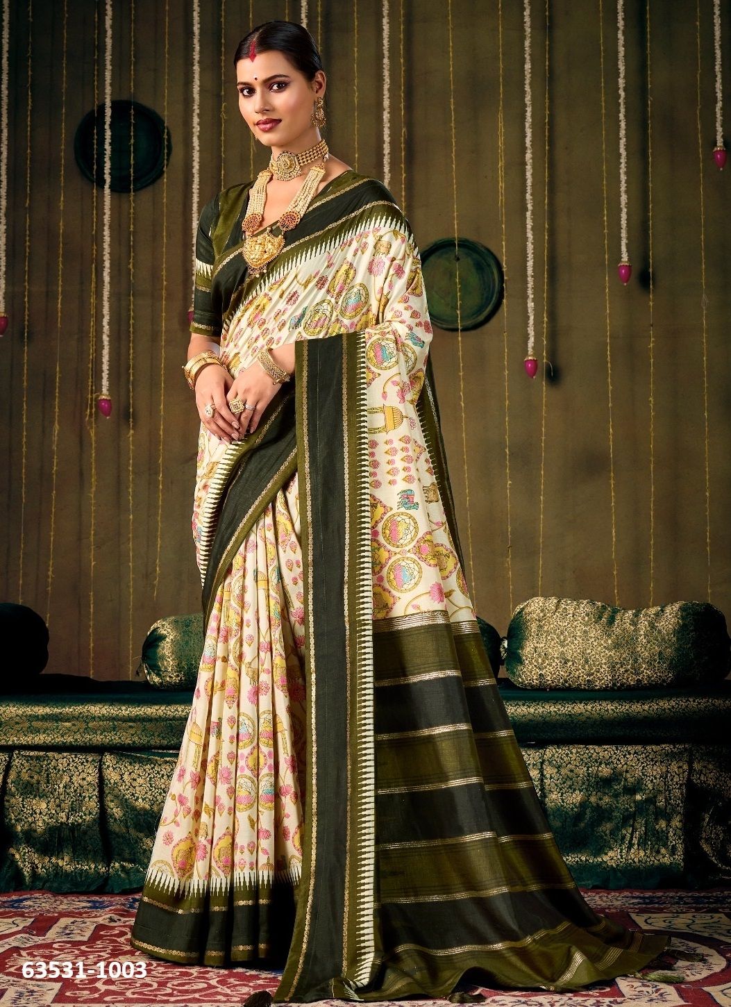PICHWAI SILK - Catalog # 63531 (Set of 8 Sarees) by Shubh Shree PICHWAI SILK - Catalog # 63531 (Set of 8 Sarees) by Shubh Shree