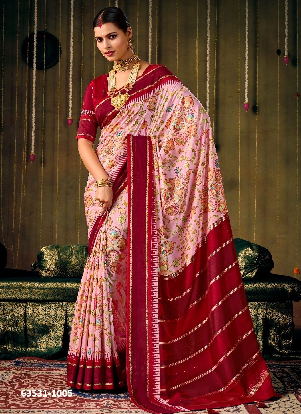 PICHWAI SILK - Catalog # 63531 (Set of 8 Sarees) by Shubh Shree PICHWAI SILK - Catalog # 63531 (Set of 8 Sarees) by Shubh Shree