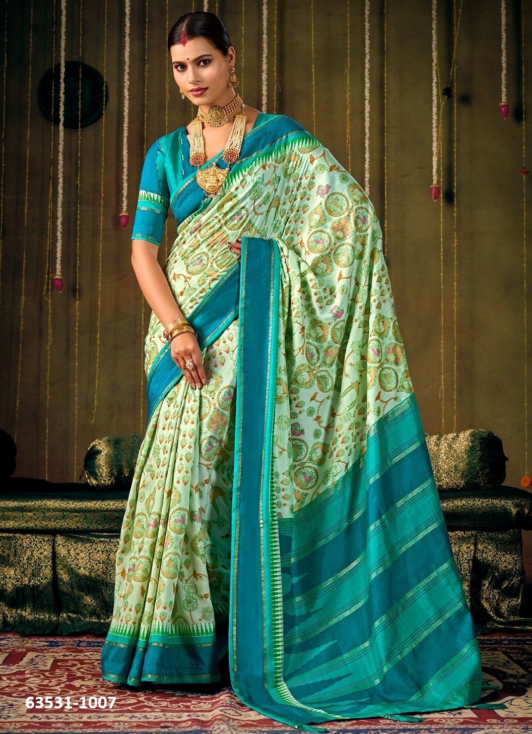 PICHWAI SILK - Catalog # 63531 (Set of 8 Sarees) by Shubh Shree PICHWAI SILK - Catalog # 63531 (Set of 8 Sarees) by Shubh Shree