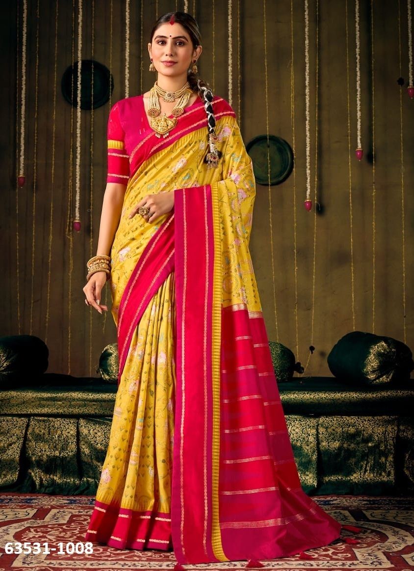 PICHWAI SILK - Catalog # 63531 (Set of 8 Sarees) by Shubh Shree PICHWAI SILK - Catalog # 63531 (Set of 8 Sarees) by Shubh Shree