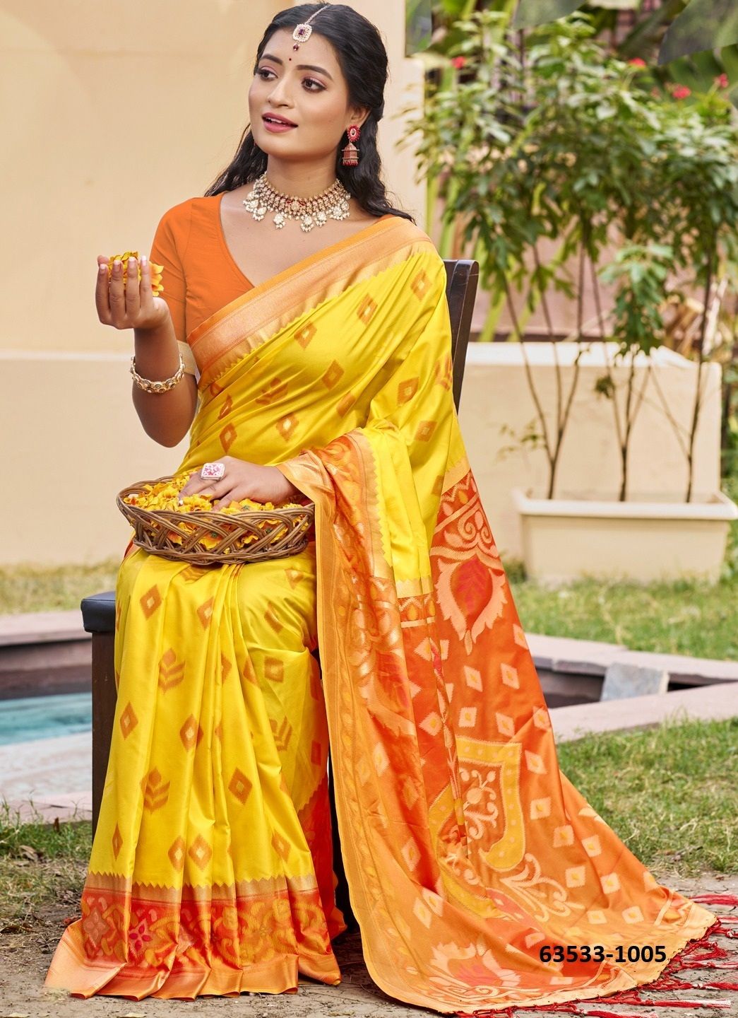 POORVIKA SILK 8 - Catalog # 63533 (Set of 8 Sarees) by Aabharan