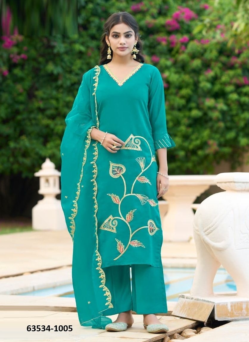 SEASON - Catalog # 63534 (Set of 6 Readymade Salwar Suits) by Karissa SEASON - Catalog # 63534 (Set of 6 Readymade Salwar Suits) by Karissa